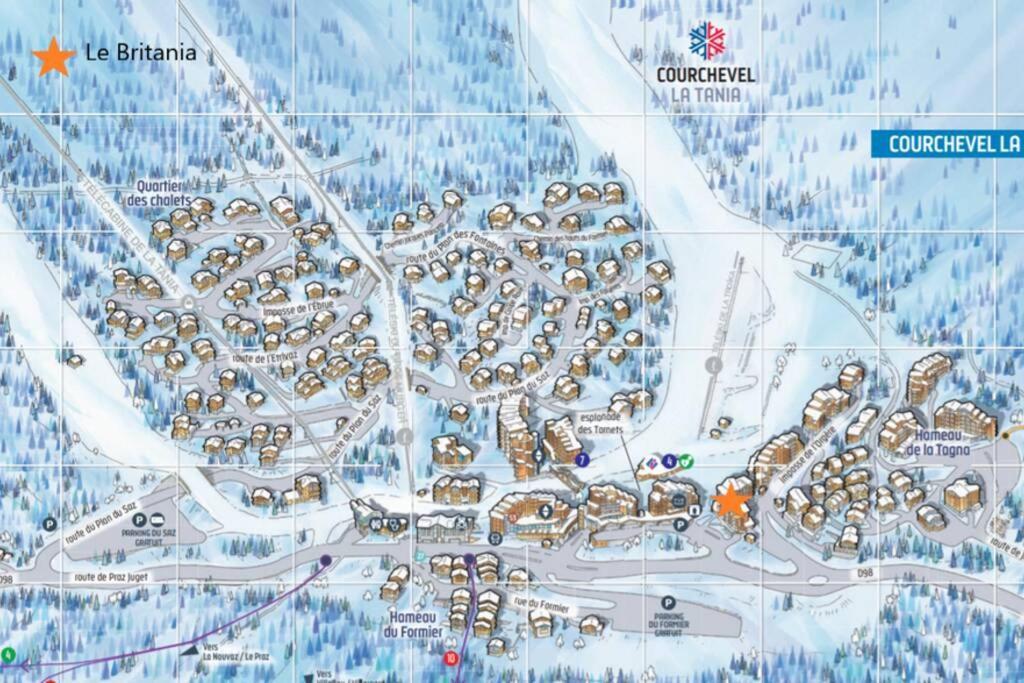La Tania 309 Le Britania Lejlighed Courchevel Eksteriør billede